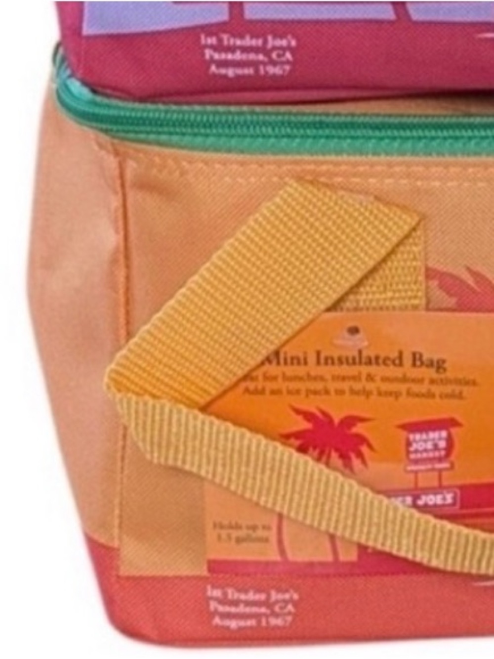 Trader Joeâs Mini Insulated Lunch Bag - Orange/Yellow